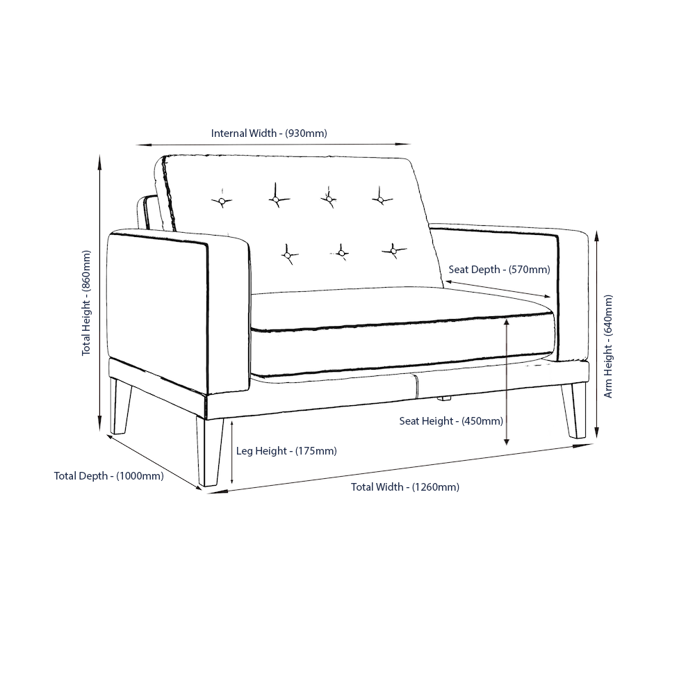 Fitzroy Loveseat In Ivory Boucle