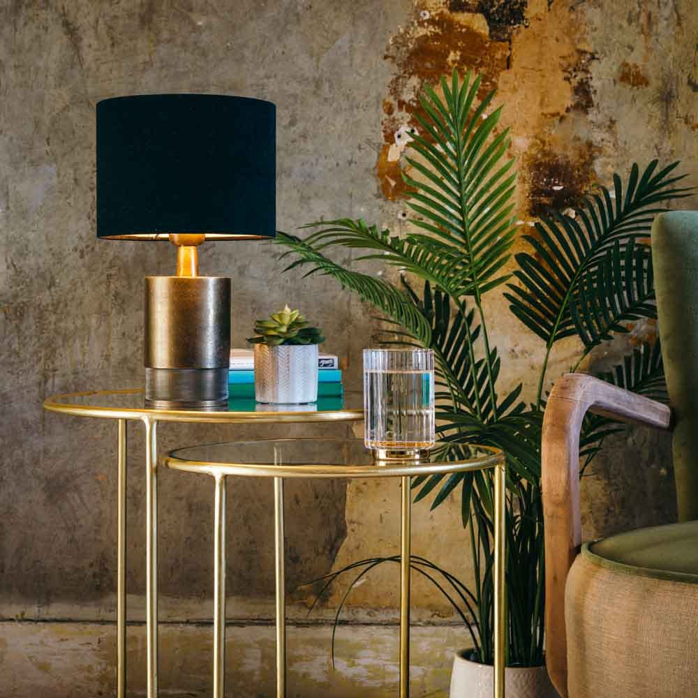 Atkin & Thyme Roman Table Lamp Base in Antiqued Bronze