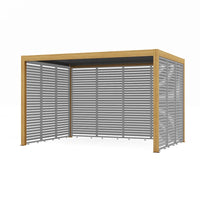 "SAVANNAH 4M FIXED SLATTED SIDE WALL 
"