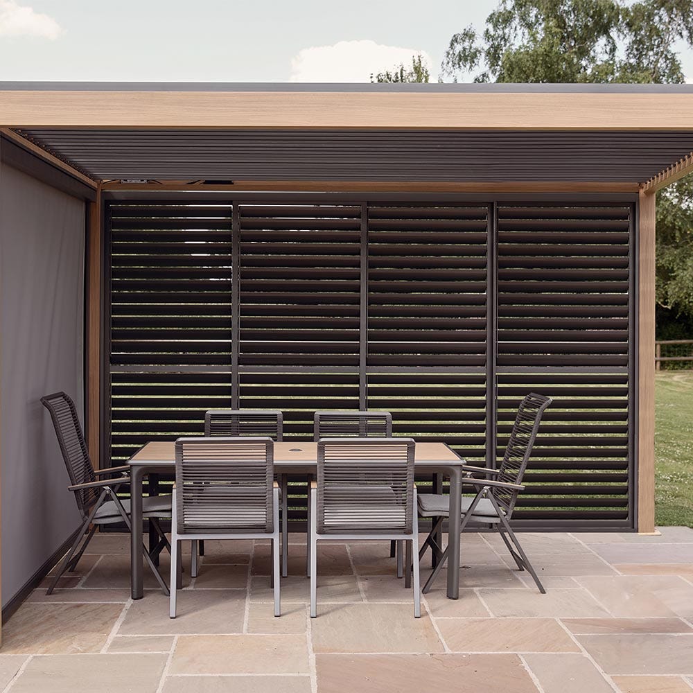 "SAVANNAH 4M FIXED SLATTED SIDE WALL 
"
