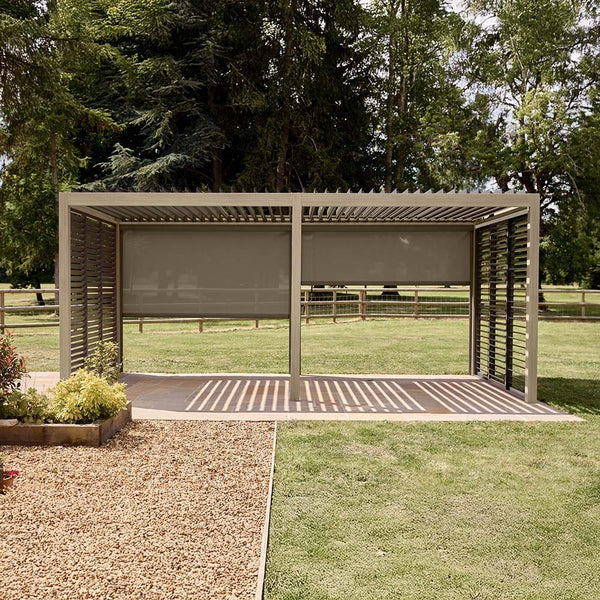 Savannah Pergola with lights 6 x 3m - Birch