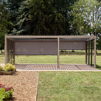 Savannah Pergola with lights 7 x 3m - Birch
