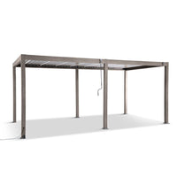 Savannah Pergola with lights 7 x 3m - Birch