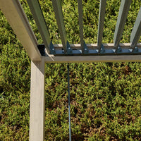 Savannah Pergola with lights 6 x 3m - Birch