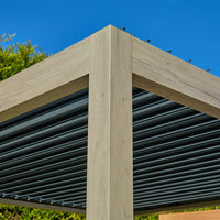 Savannah Pergola with lights 4 x 3m - Birch