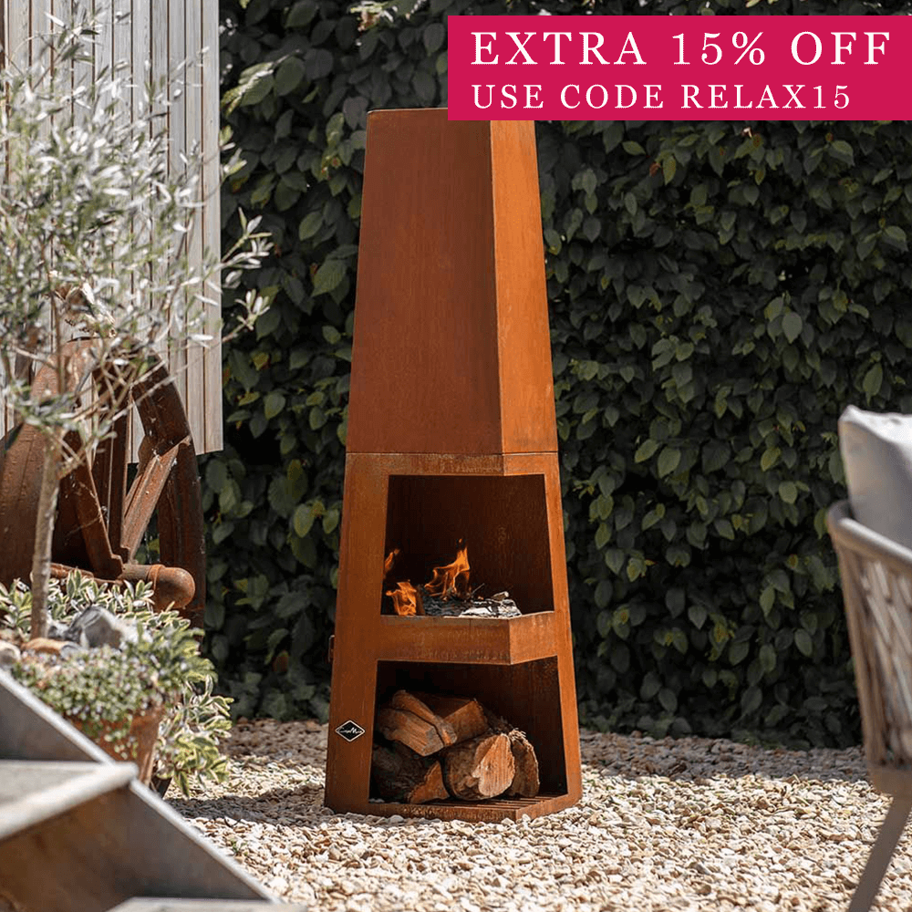 Casa Mia Tempo Wood-Burning Chiminea