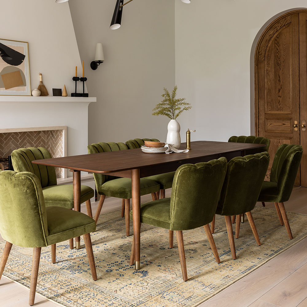 Byron Walnut Extendable Dining Table Atkin and Thyme Atkin and Thyme