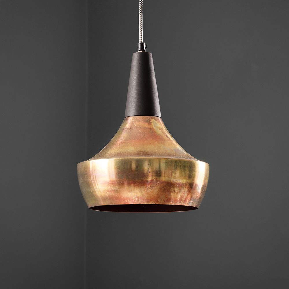 Dexter Ceiling Pendant In Burnished Copper Atkin And Thyme