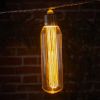 Indoor/Outdoor Connectable Festoon Lights - 10 mixed Antique Bulbs 