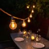 Atkin and Thyme 20 Jute Rope Festoon Lights - Connectable 