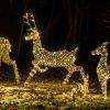 GREY RATTAN STANDING STAG- 1.4M