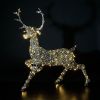 GREY RATTAN STANDING STAG- 1.4M