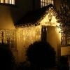 Outdoor Hanging Jewelled Icicles, 7.5m