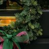 Contemporary Pre-lit Wreath -