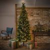 Atkin and Thyme Contemporary Pre-lit Slim Christmas Tree - 7.5ft Tall