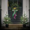 Contemporary Pre-lit Wreath -