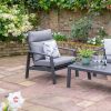 Allegra 4 Seat Lounge Set with Ice Bucket Table