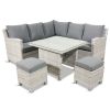 Amelie Compact Corner Lounge Dining Set 