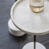 UNION SIDE TABLES - WHITE MARBLE