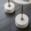 UNION SIDE TABLES - WHITE MARBLE