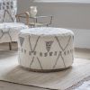 Carnaby Large Footstool in Moroccon Printed Cotton