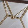 Parker Brass Base Dining Table