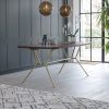 Parker Brass Base Dining Table