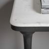 Cone Marble Console Table - Black