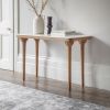 Cone Marble Console Table - Natural