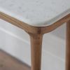 Cone Marble Console Table - Natural