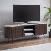 Monza Metal & Marble Media Unit