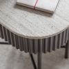 MONZA METAL & MARBLE SIDE TABLE