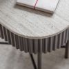 Monza Metal & Marble Side Table