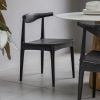Atkin and Thyme Hiro Dining Chairs (Pair) In Black