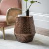 Beet Side Table  - Antique Copper Finish