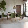 Baxter Dining Chair in Deep Green Velvet 