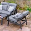 Allegra 4 Seat Lounge Set with Ice Bucket Table