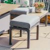 Ingrid Upholstered Corner Lounge Firepit Set