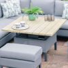 Ingrid Corner Sofa Lounge Dining with Adjustable Table