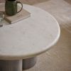 Atkin and Thyme Column Marble Coffee Table Top