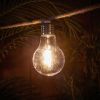 Atkin and Thyme 20 Jute Rope Festoon Lights - Connectable - Bulb