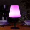 Atkin and Thyme Contemporary Outdoor Colour Changing Table Lamp - Purple
