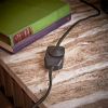 Atkin and Thyme Alana Forest Green Marble Table Lamp Dimmer