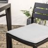 Atkin and Thyme Dining Set Black 6 Seat Cushions