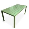 Anna 6 Seat Dining Set in Green