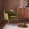 Astoria Armchair in Apple Green Velvet