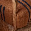 Aviator Armchair in Striped Cotton Rug