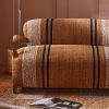 Aviator Loveseat in Striped Cotton Rug