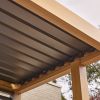 Atkin and Thyme BBQ Pergola Add On 1.5 M  x 3 M Louvred Roof Closed