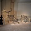 Atkin and Thyme Black Wire Stag 55cm, with Deer and Fawn 25cm sold separately 